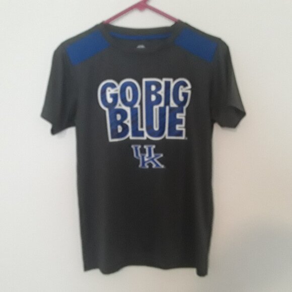 A Knights Apparel Brand boys large dark gray/blue Kentucky Wildcats sport shirt - Picture 1 of 5